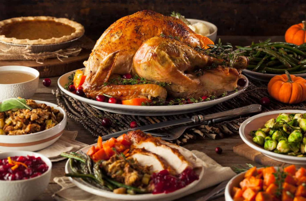 Lavish Thanksgiving feast